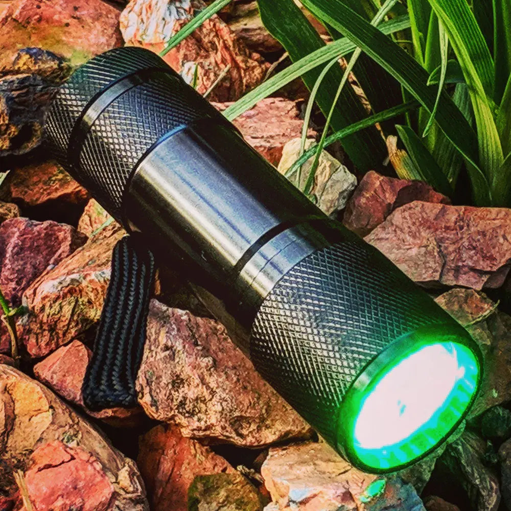 GREEN LED FLASHLIGHT