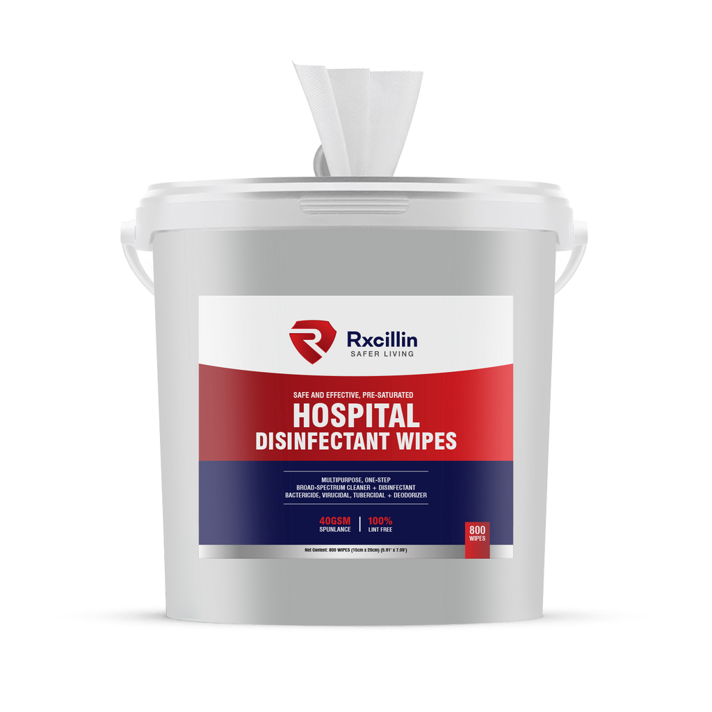 Rxcillin Hospital Disinfectant Wipes