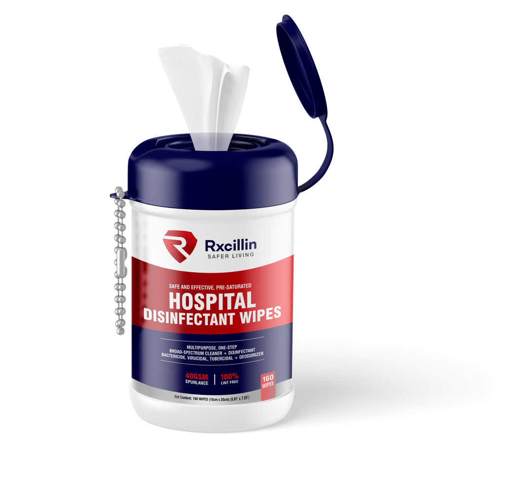 Rxcillin Hospitality Disinfectant Wipes