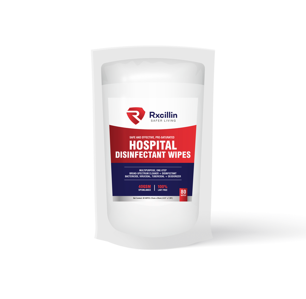 Rxcillin Hospitality Disinfectant Wipes