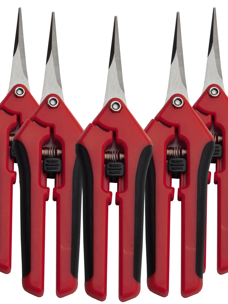 Great Lakes Scissors Straight (RED) Shears,curved blade shears and Bonsai blade shears